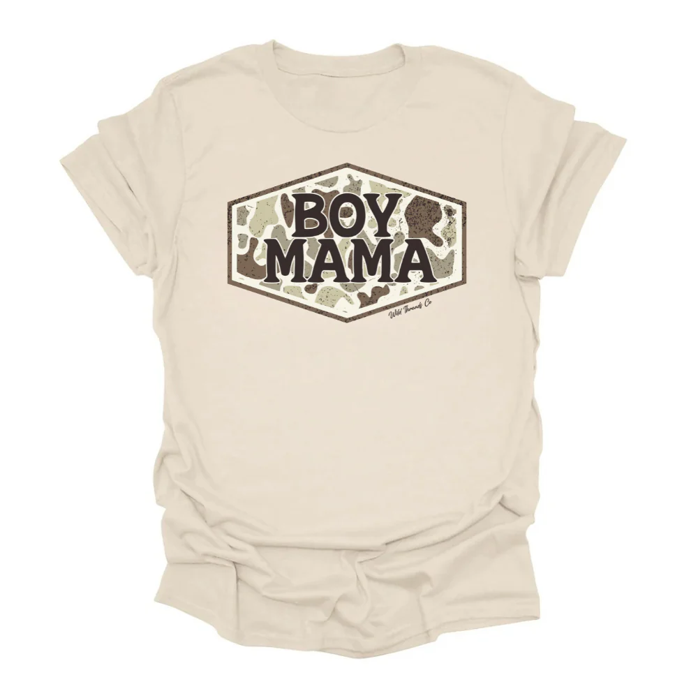$5 Boy Mama Camo Tee *Add Any Additional Item To Cart To Unlock $5 Price* - Image 2
