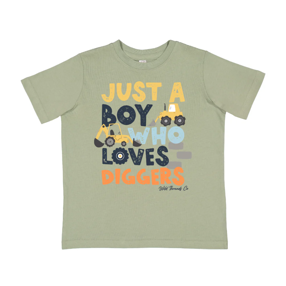 FREE Boy Who Loves Diggers Tee *Add Any Additional Item To Cart To Unlock FREE Price* - Image 2