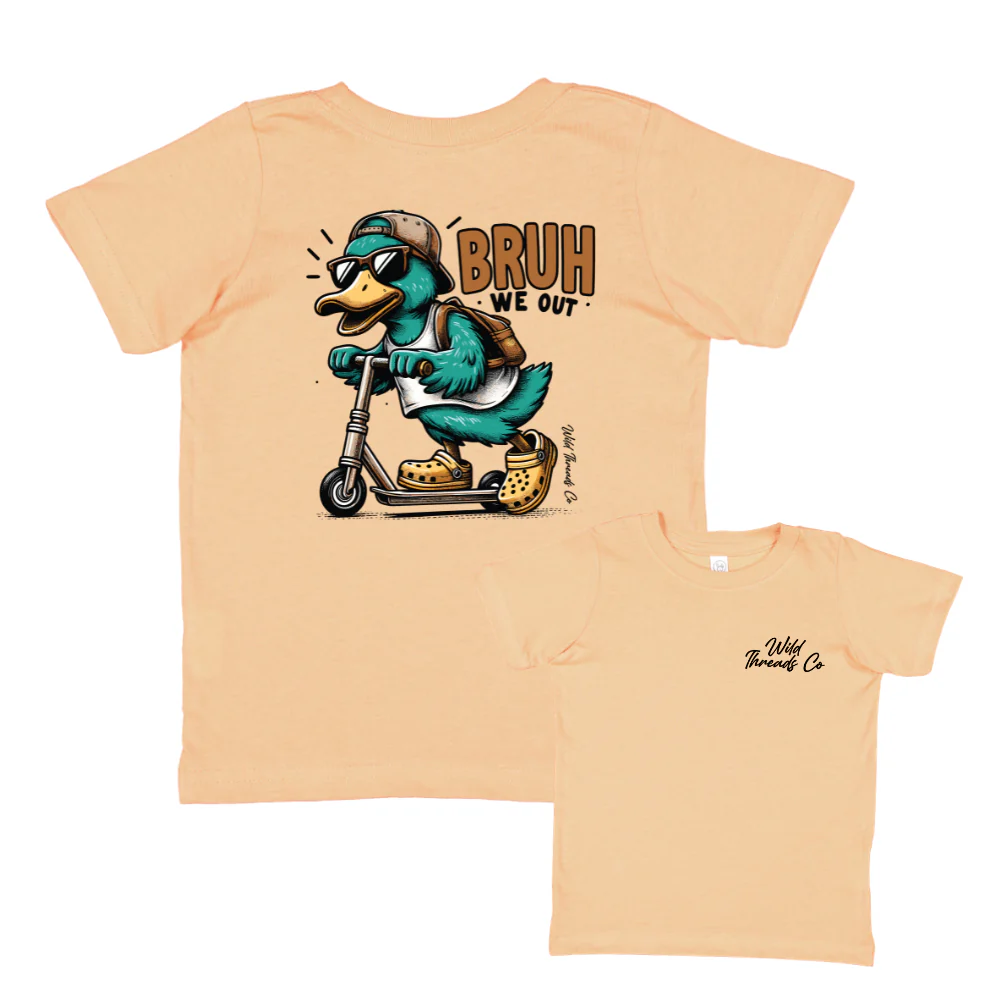 FREE Bruh We Out Tee *Add Any Additional Item To Cart To Unlock FREE Price* - Image 2