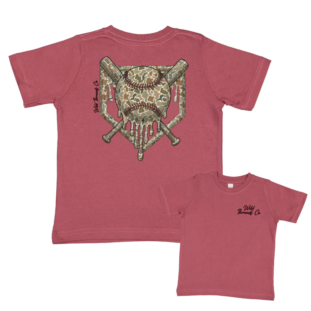 FREE Camo Drip Baseball Tee *Add Any Additional Item To Cart To Unlock FREE Price* - Image 2