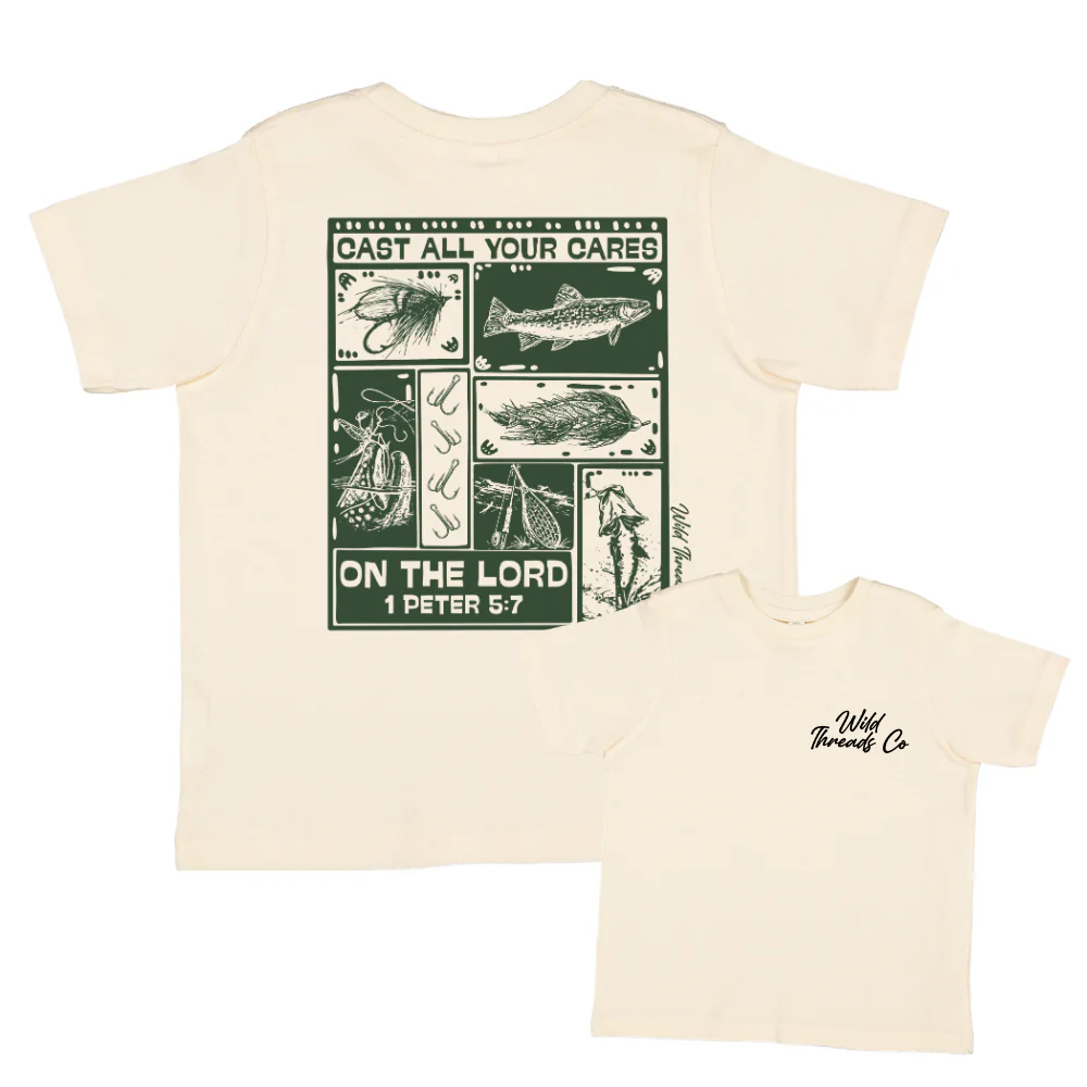 FREE Cast All Your Cares Tee *Add Any Additional Item To Cart To Unlock FREE Price* - Image 2