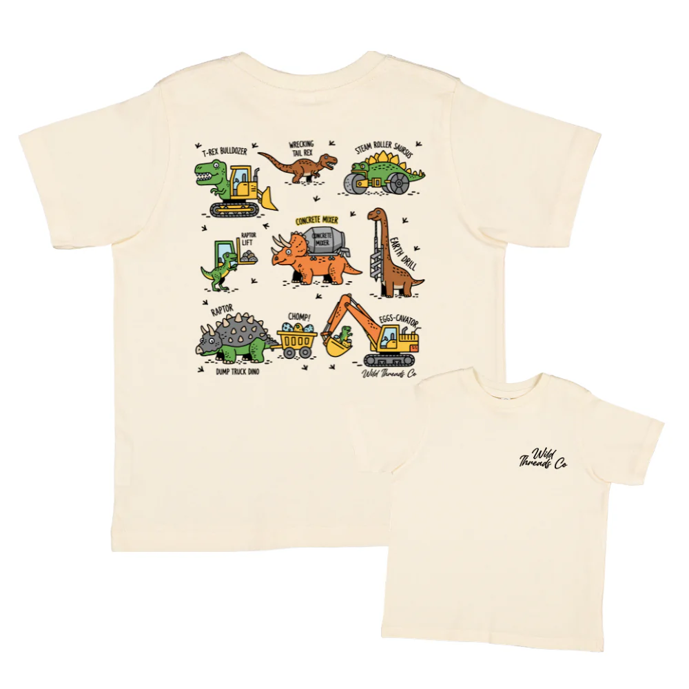 Dinosaur Construction Tee - Image 2