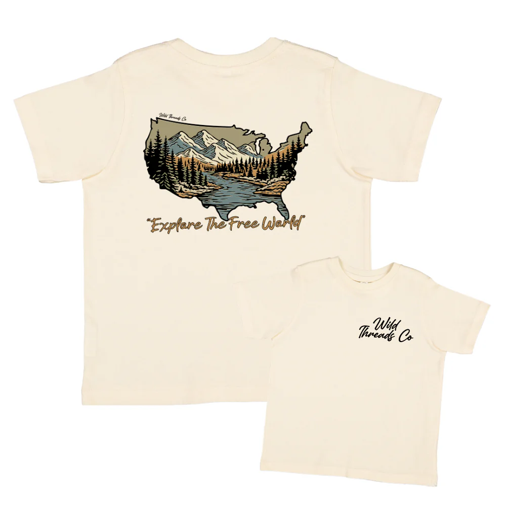 FREE Explore The Free World Tee *Add Any Additional Item To Cart To Unlock FREE Price*