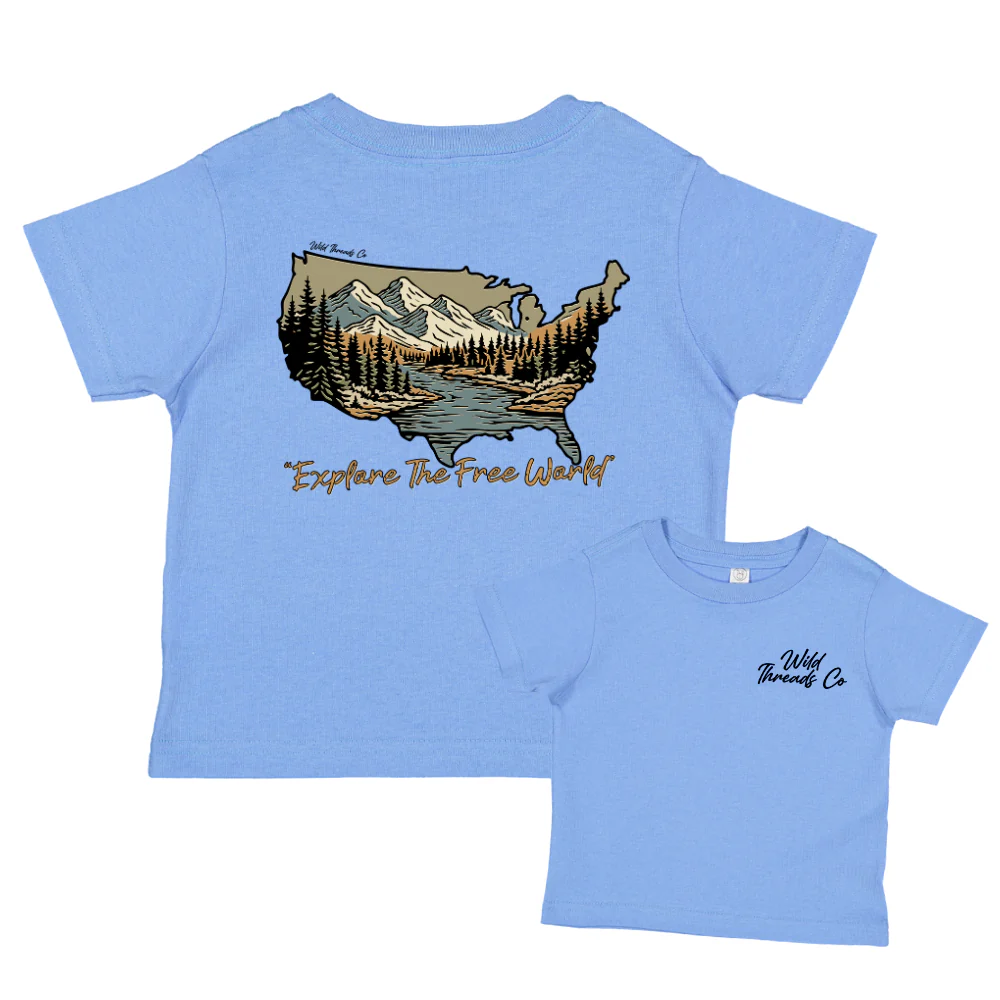 FREE Explore The Free World Tee *Add Any Additional Item To Cart To Unlock FREE Price* - Image 2