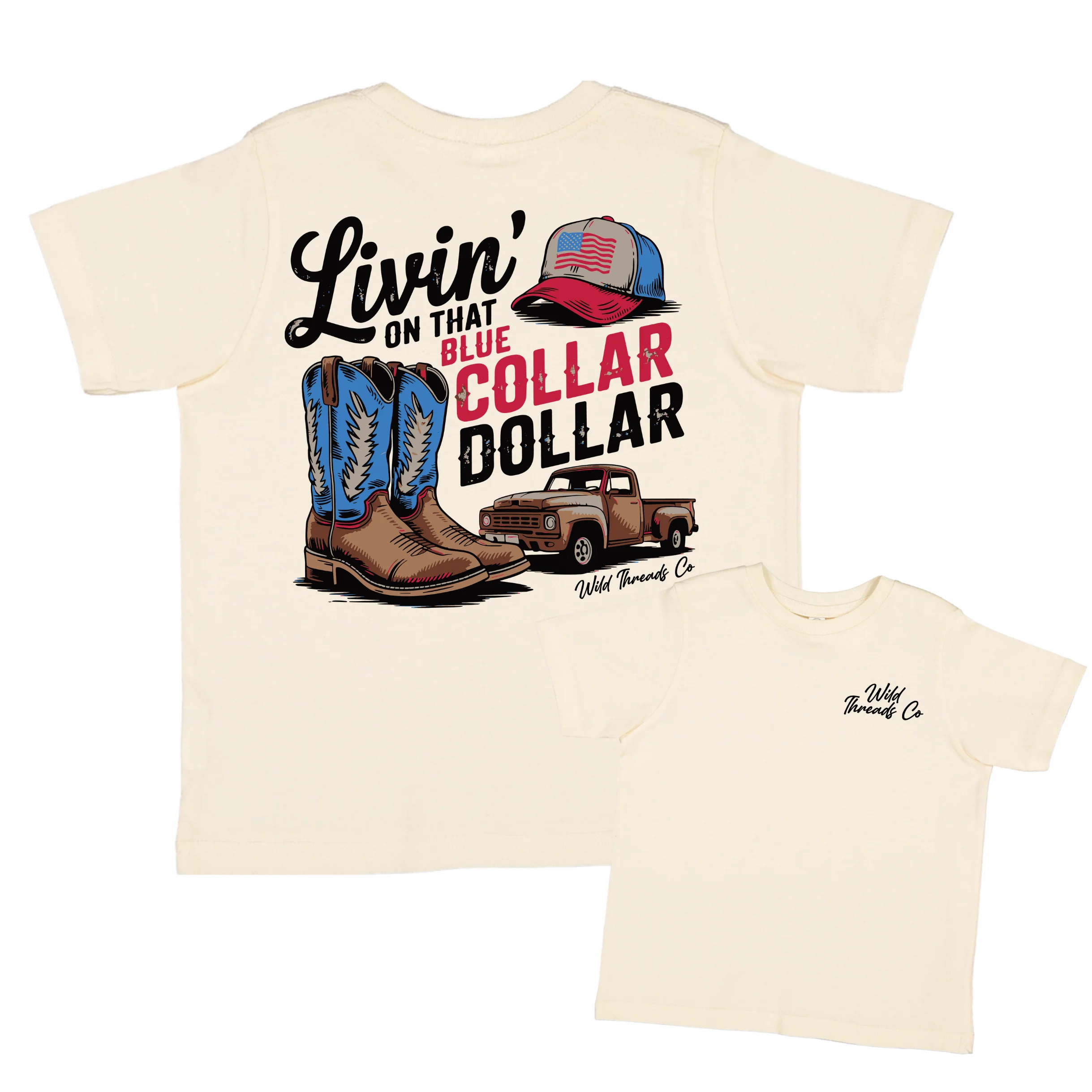 Blue Collar Dollar Tee - Image 2