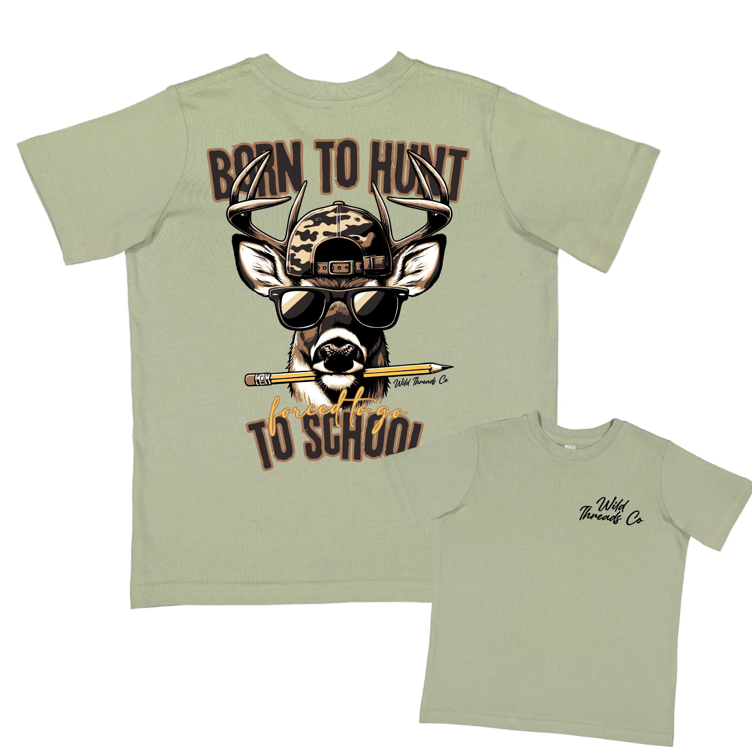 FREE Born To Hunt - Deer Tee *Add Any Additional Item To Cart To Unlock FREE Price* - Image 2