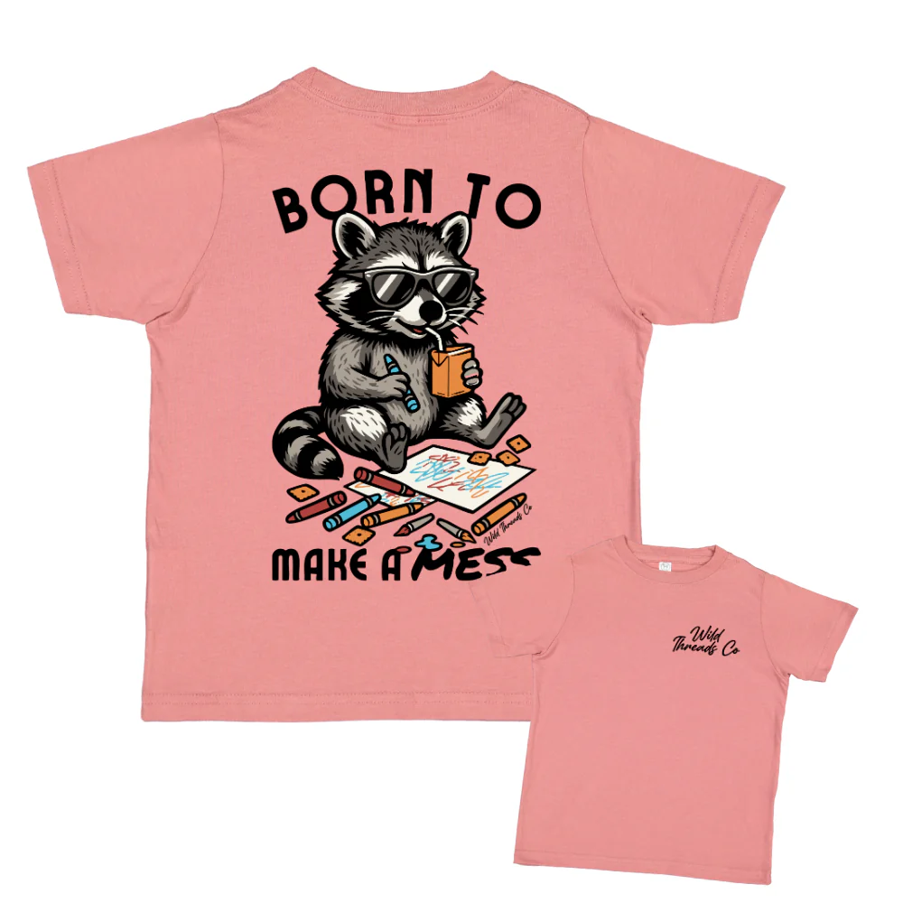 FREE Born To Make A Mess Tee *Add Any Additional Item To Cart To Unlock FREE Price* - Image 3
