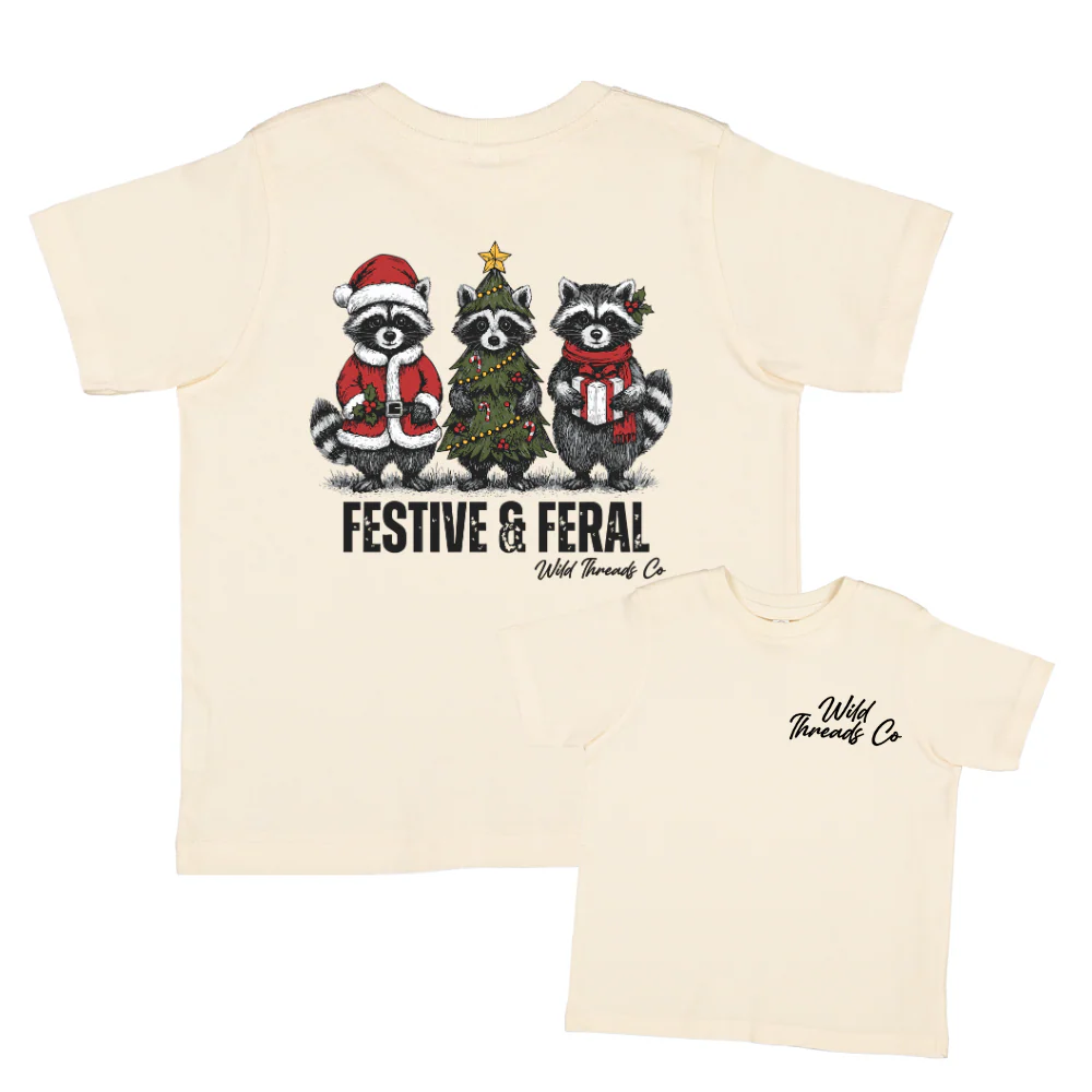 FREE Festive & Feral Tee *Add Any Additional Item To Cart To Unlock FREE Price* - Image 3