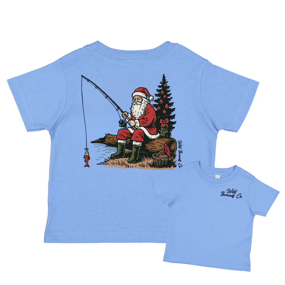 FREE Fishing Santa Tee *Add Any Additional Item To Cart To Unlock FREE Price* - Image 2