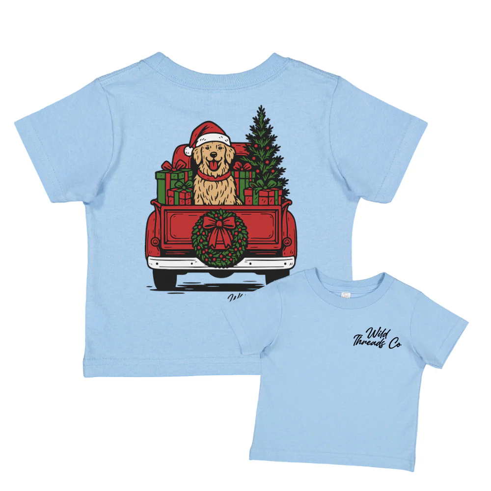 Golden Retriever Christmas Tee - Image 2