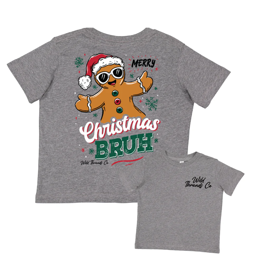 FREE Merry Christmas Bruh Tee *Add Any Additional Item To Cart To Unlock FREE Price* - Image 2