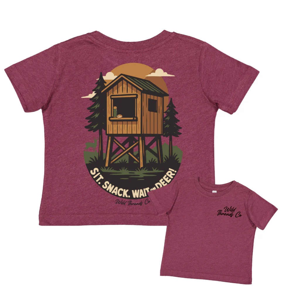FREE Sit. Snack. Wait on Deer Tee *Add Any Additional Item To Cart To Unlock FREE Price*