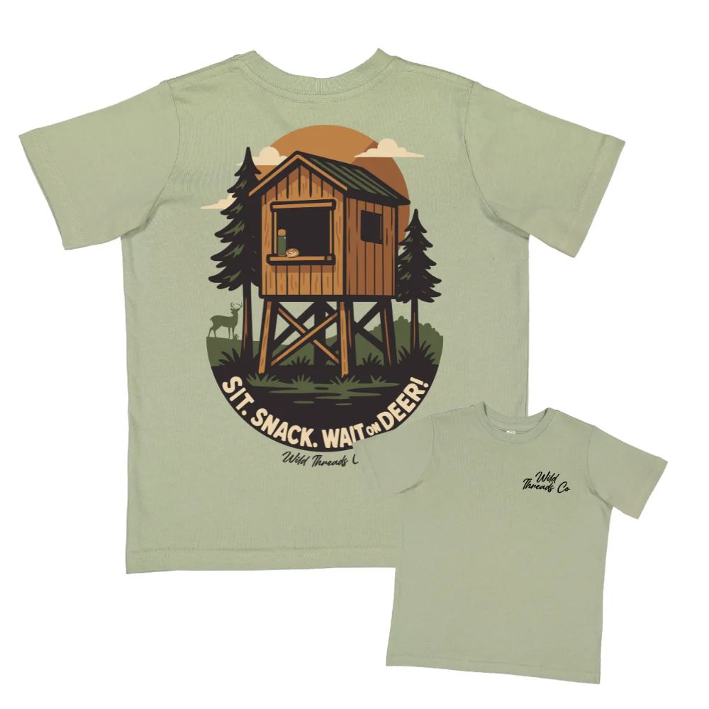 FREE Sit. Snack. Wait on Deer Tee *Add Any Additional Item To Cart To Unlock FREE Price* - Image 2