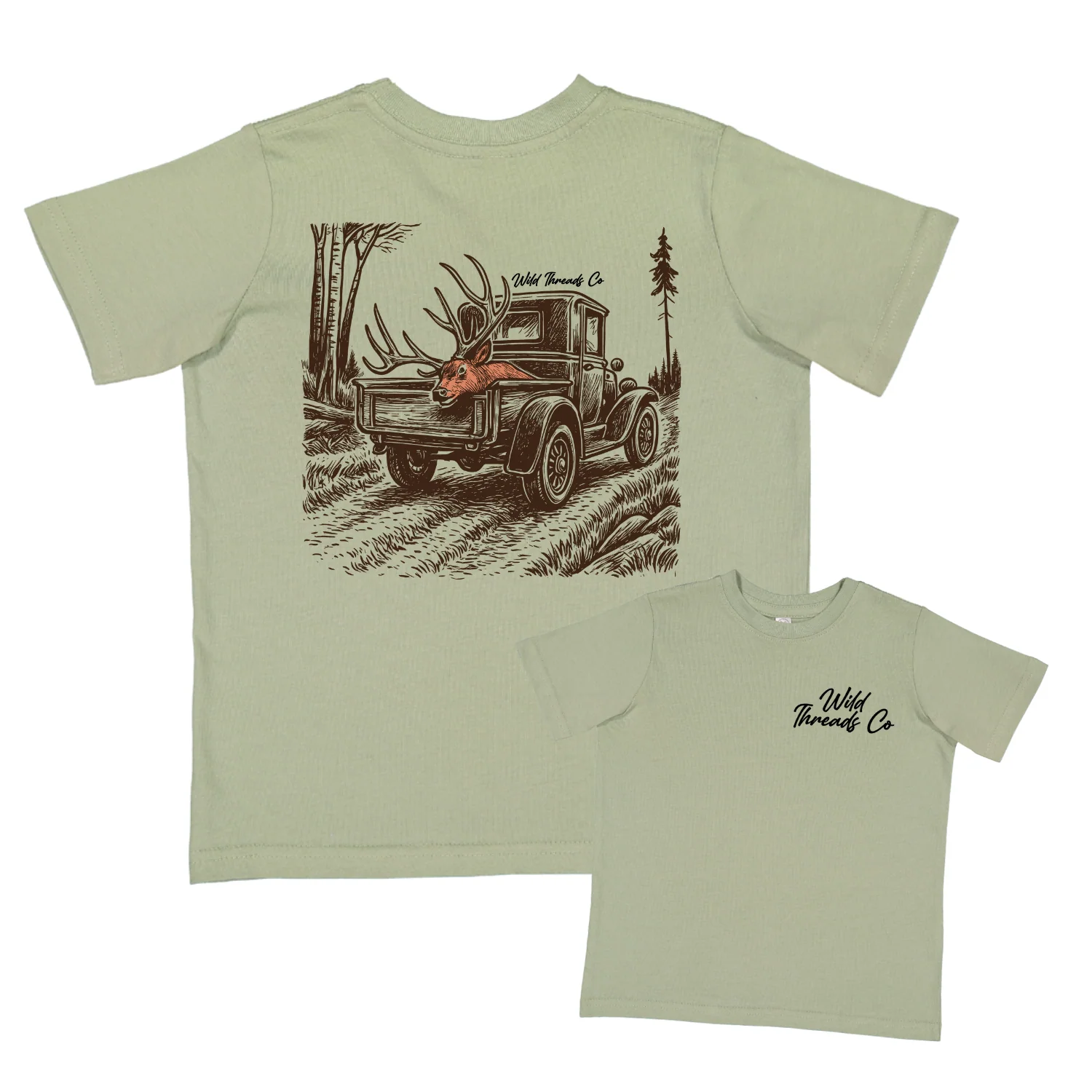 FREE Vintage Hunting Truck Tee *Add Any Additional Item To Cart To Unlock FREE Price*