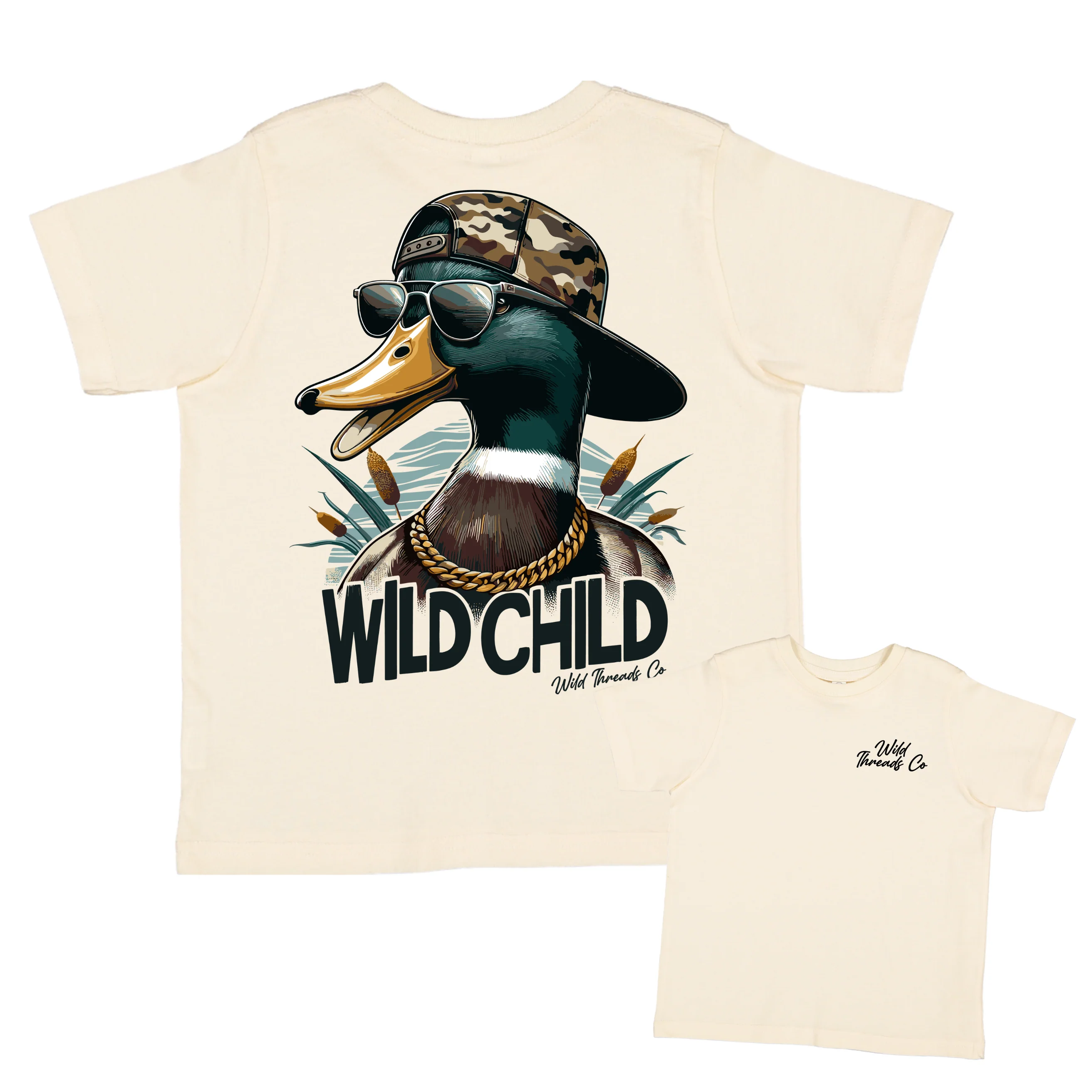 FREE Wild Child Duck Tee *Add Any Additional Item To Cart To Unlock FREE Price* - Image 2
