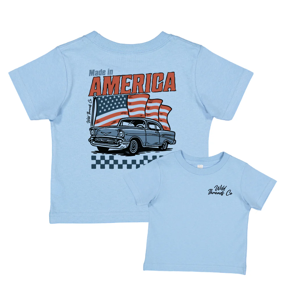 FREE Made In America - Classic Car Tee *Add Any Additional Item To Cart To Unlock FREE Price* - Image 2
