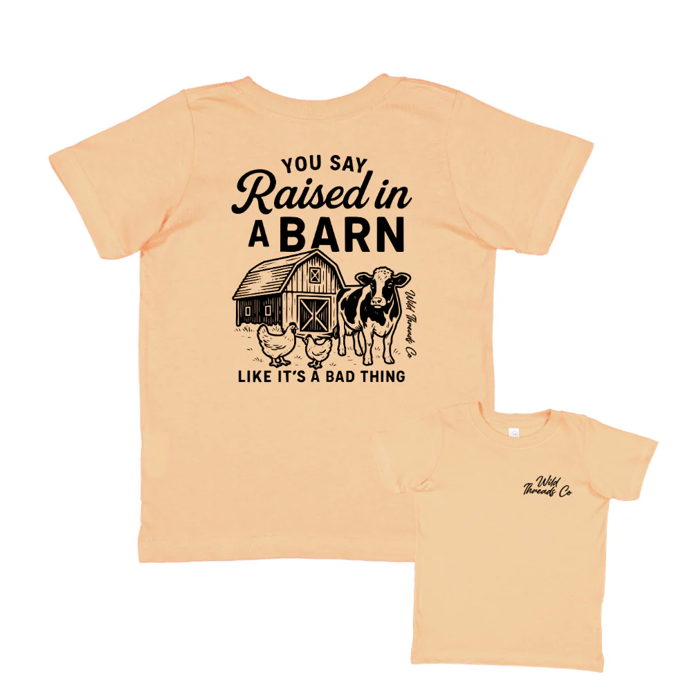 FREE Raised In A Barn Tee *Add Any Additional Item To Cart To Unlock FREE Price* - Image 2
