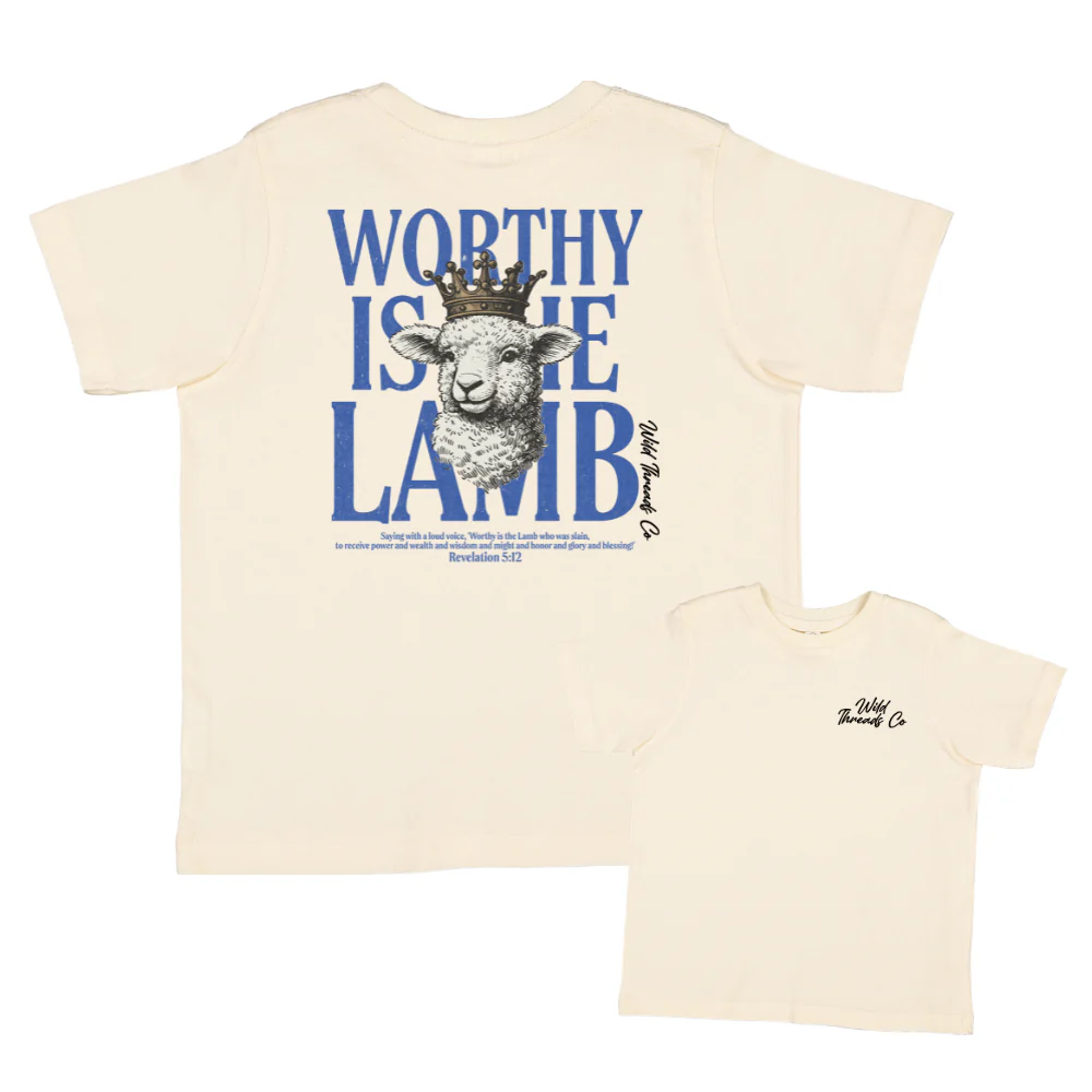 FREE Worthy Is The Lamb Tee *Add Any Additional Item To Cart To Unlock FREE Price* - Image 2